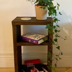 Small Rustic Solid Wooden Side Table
