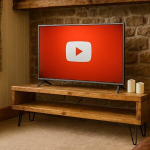 Rustic Wooden TV Stand-Unit
