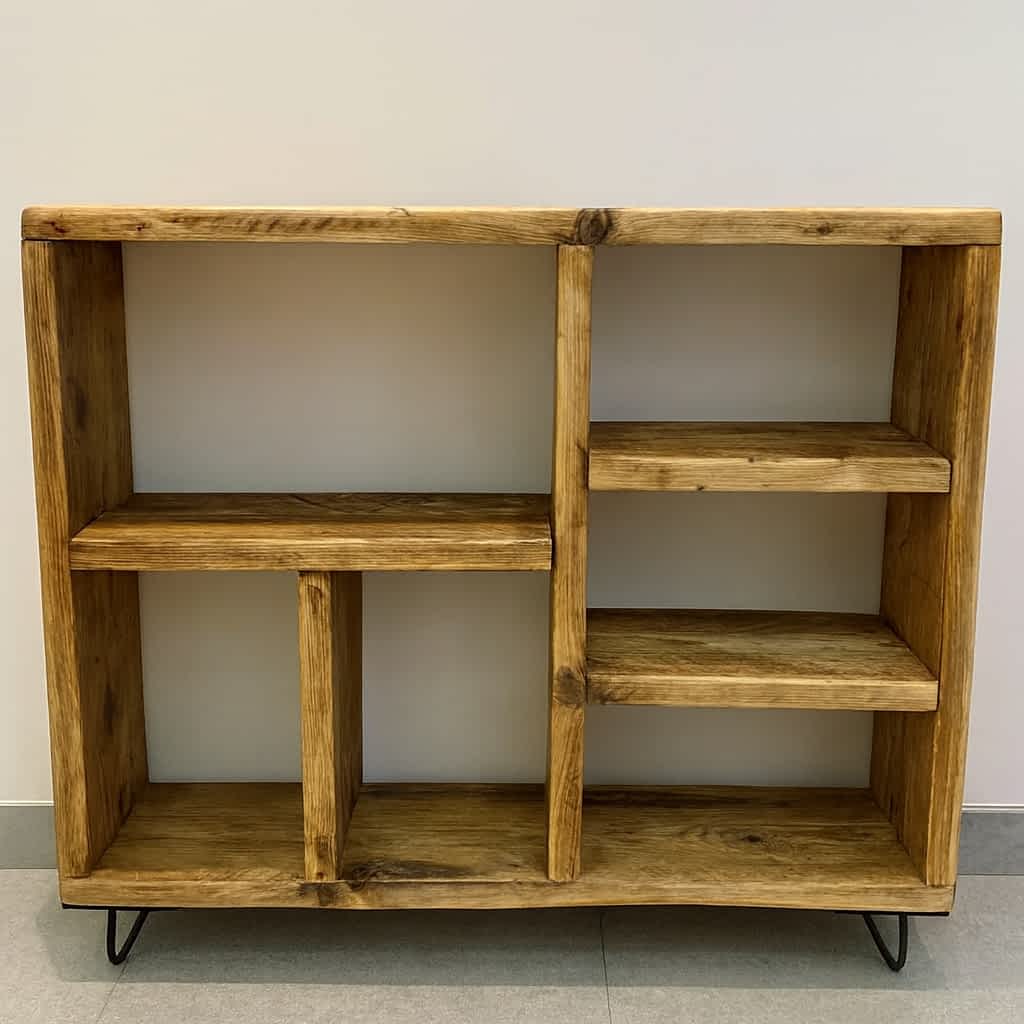 Rustic Solid Wooden Storage Unit Large - Image 2