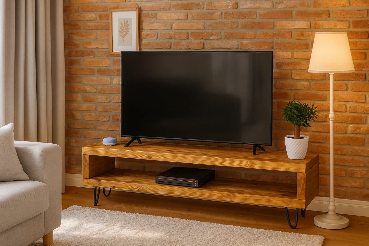 Rustic Wooden TV Stand-Unit - Image 7