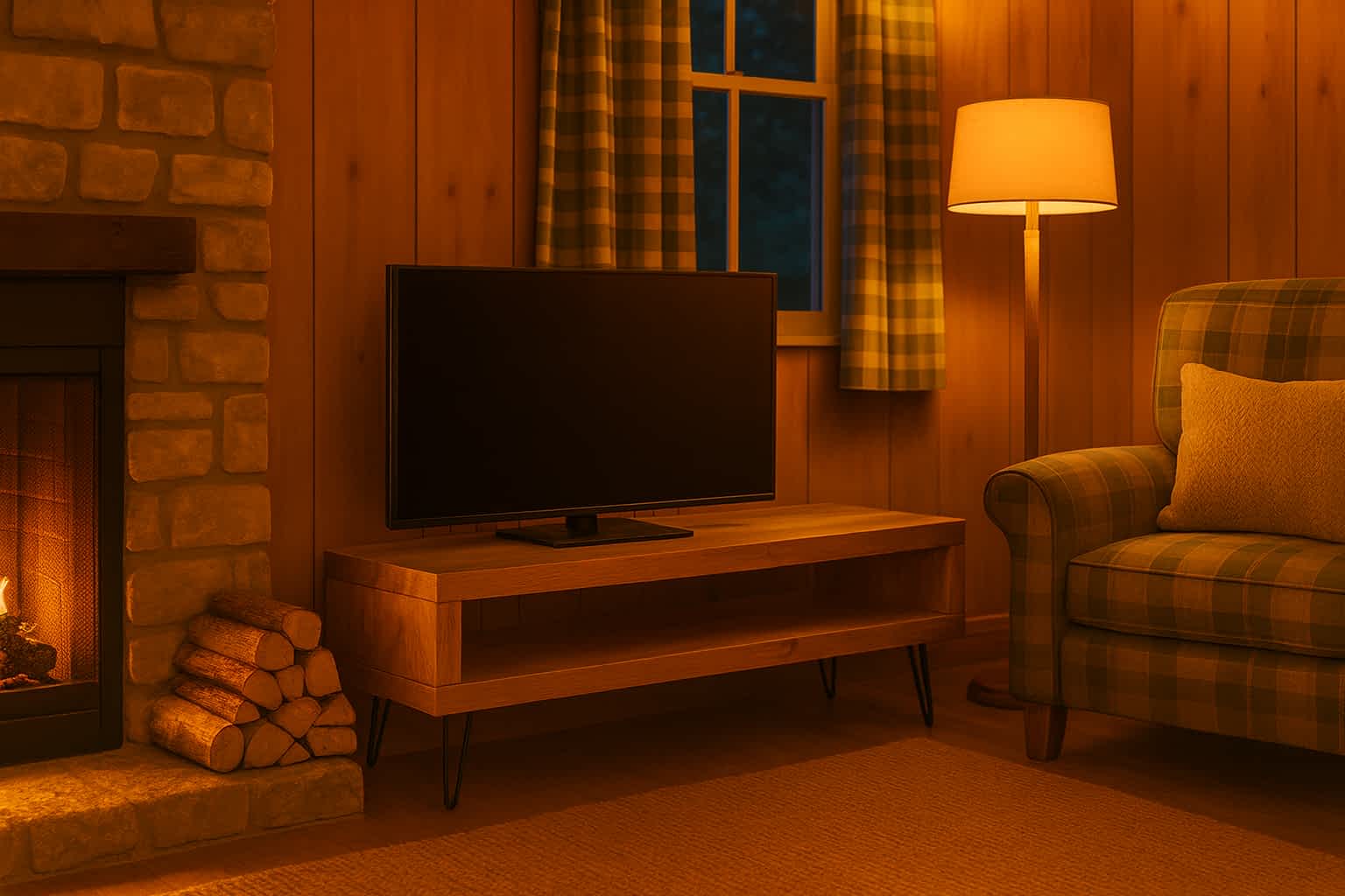 Rustic Wooden TV Stand-Unit - Image 8